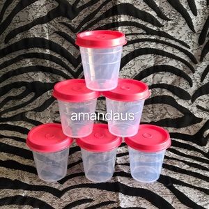 *New* Tupperware Midgets Tupper Mini Set of 6